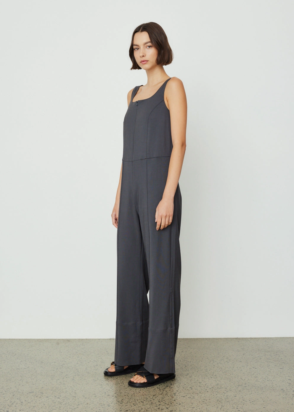 0045 Jumpsuit With Corset Details