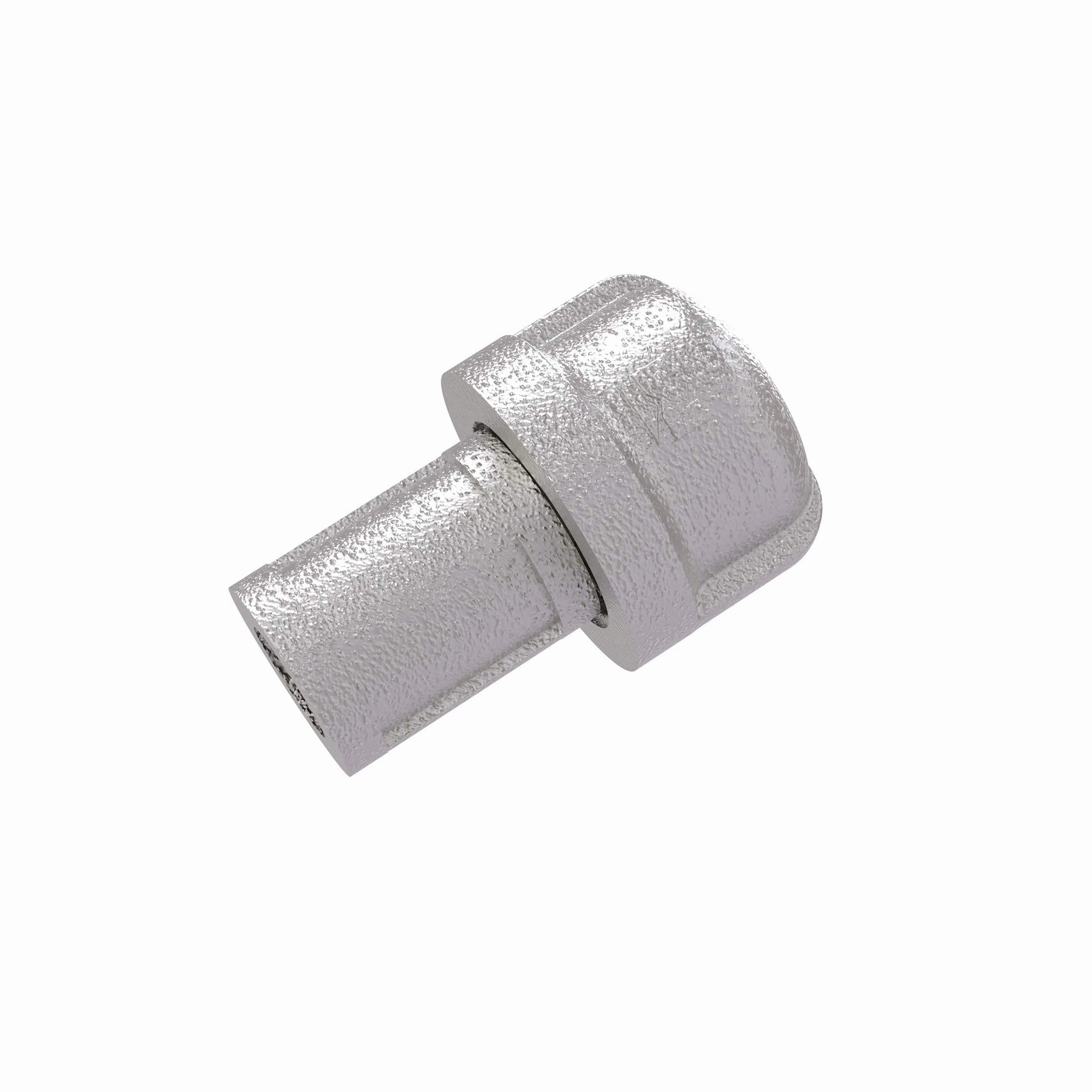 1" Cabinet Knob, Satin Nickel Finish