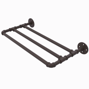 24" Wall Mounted Towel Shelf, Oil Rubbed Bronze Finish