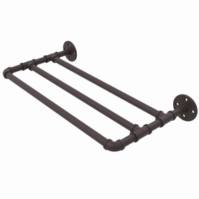 30" Wall Mounted Towel Shelf, Oil Rubbed Bronze Finish