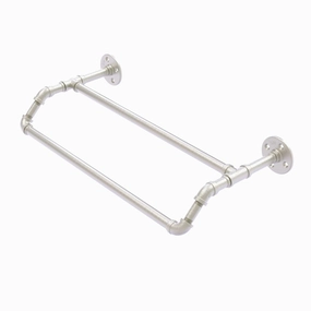 36" Double Towel Bar, Satin Nickel Finish