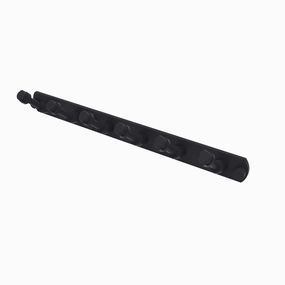 6 Position Tie and Belt Rack, Matt Black Finish