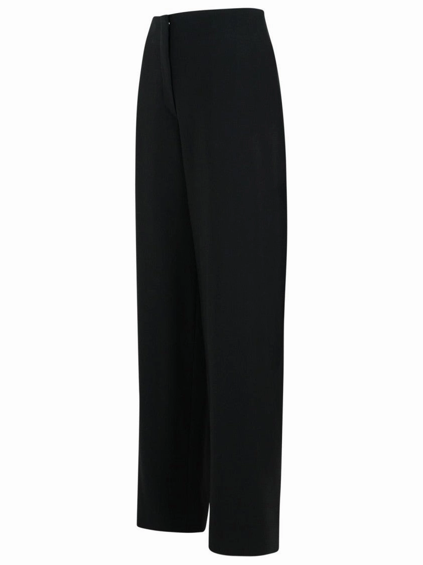'Adelchi' Black Viscose Pants