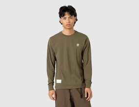 AAPE Now Longsleeve T-Shirt / Dark Khaki