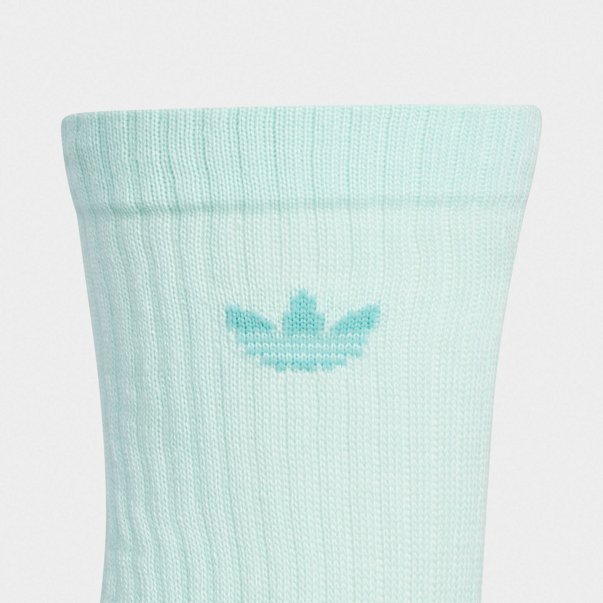 adidas Originals Trefoil 2.0 Crew Socks (3 Pack) Aqua Blue / Silver Green - Powder Yellow
