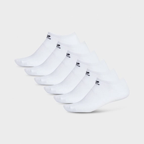 adidas Originals Trefoil No Show Socks (6 Pack) White / Black