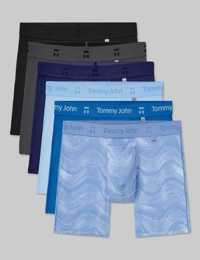 Air Mid-Length Boxer Brief 6" (6-Pack)