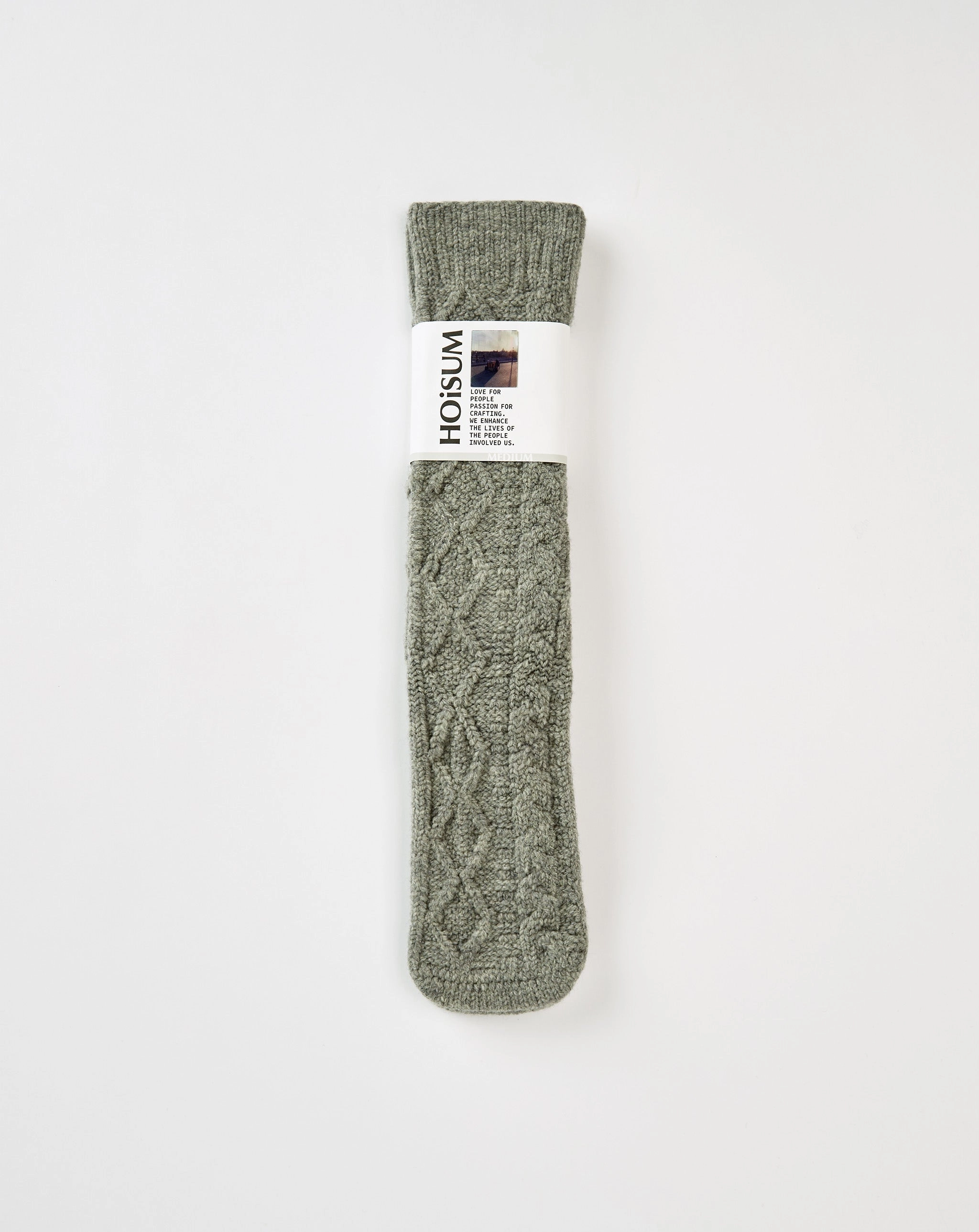 Alan Cable Knit Socks