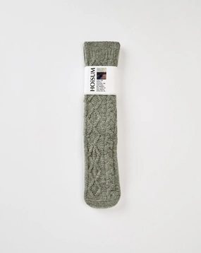 Alan Cable Knit Socks