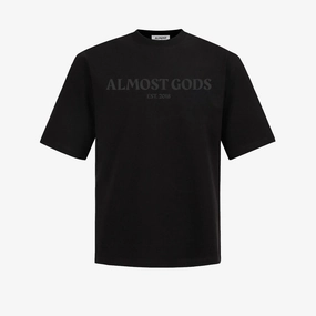 ALMOST GODS | EST. 2018 TEE { BLACK