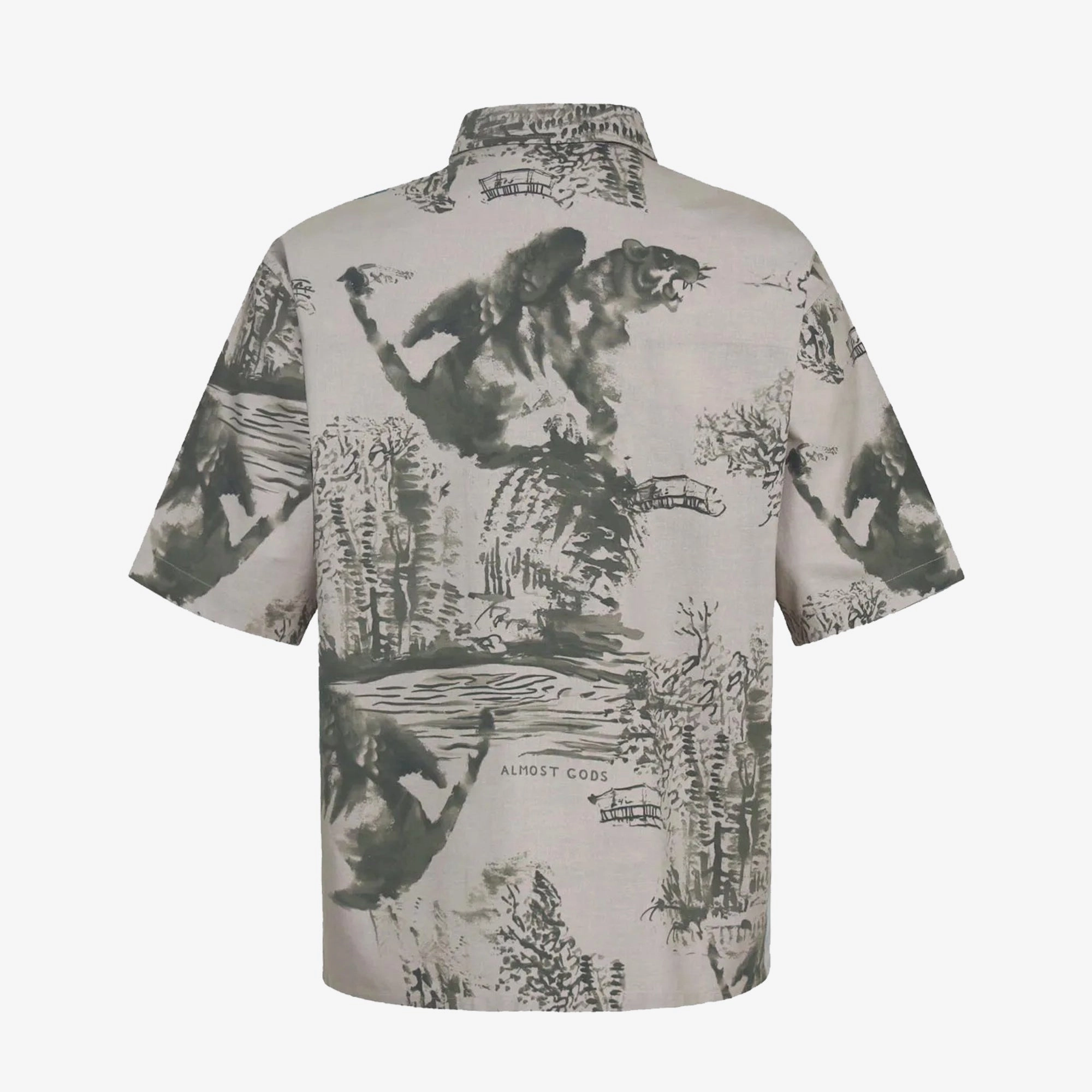 ALMOST GODS | THE TERRAIN SHIRT  { GREEN