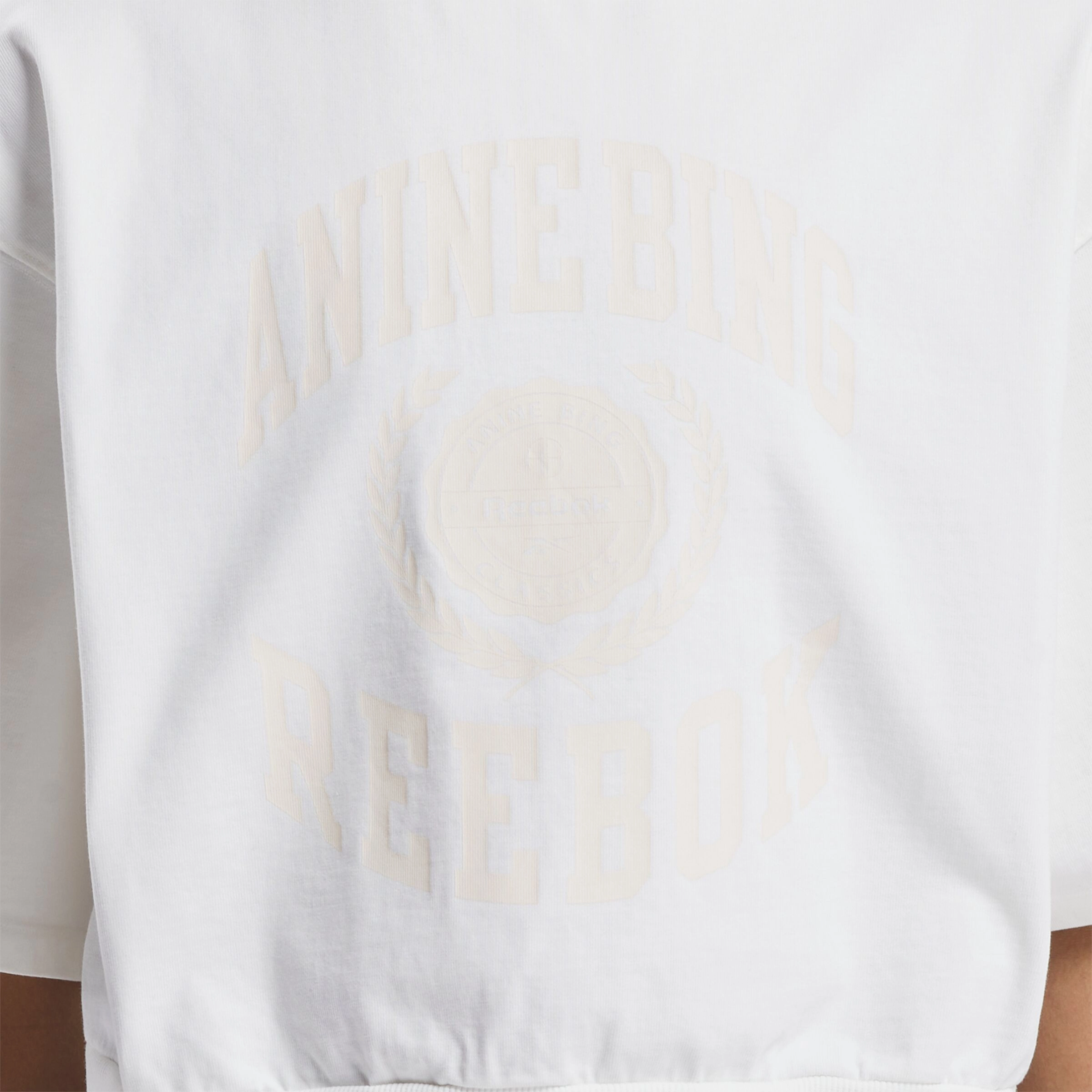 Anine Bing X Reebok Tee Chalk