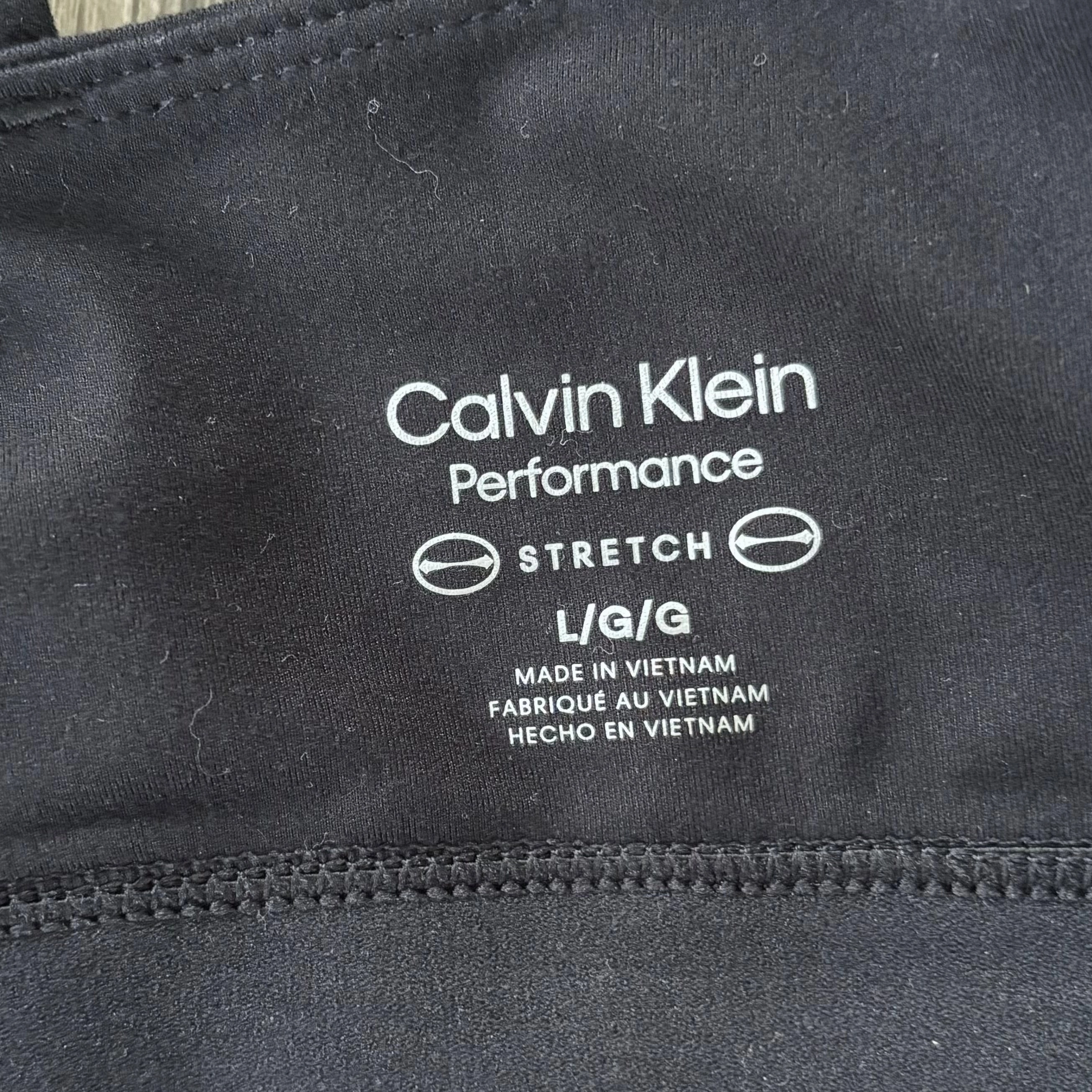 Athletic Bra By Calvin Klein Performance In Black. Size: L