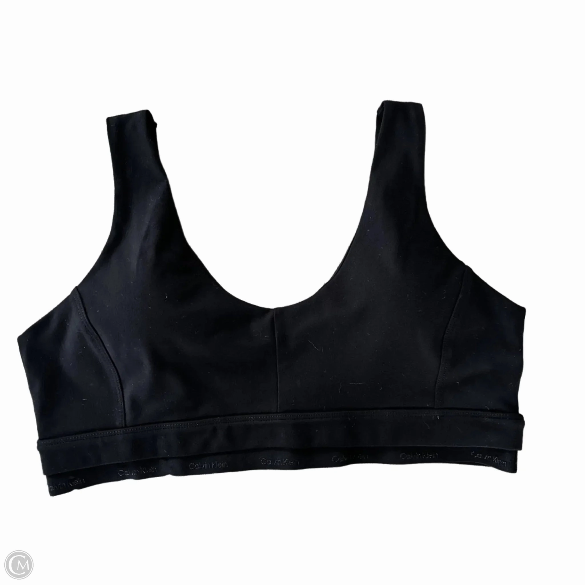 Athletic Bra By Calvin Klein Performance In Black. Size: L
