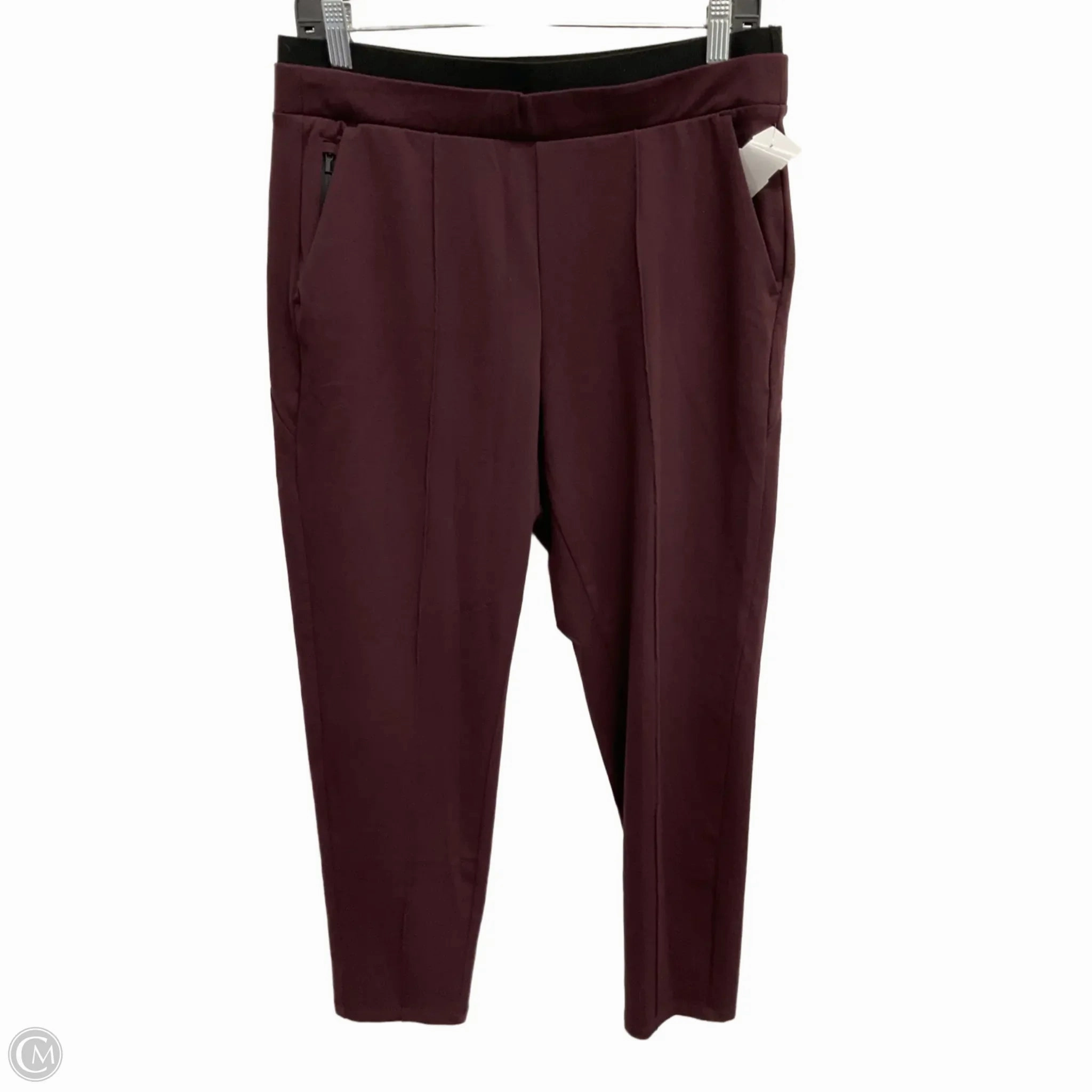Athletic Capris By Athleta In Maroon. Size: Mp