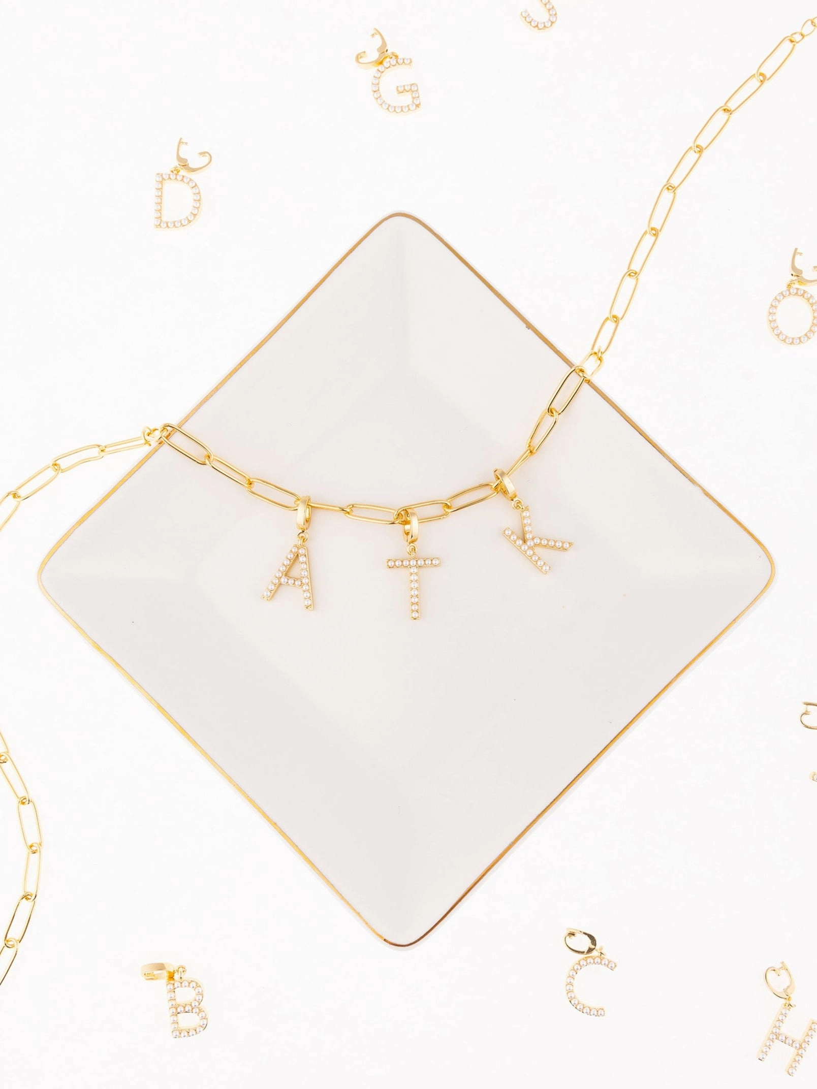 Avery Initial Charms