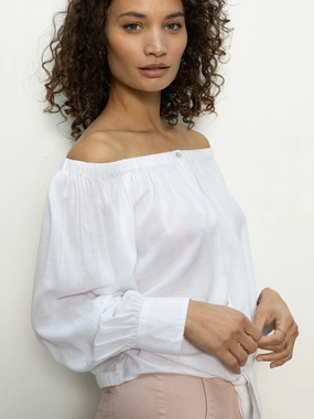 Ballet Tie Top White