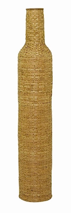 BAMBOO TALL WOVEN FLOOR VASE