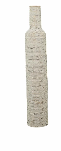 BAMBOO TALL WOVEN FLOOR VASE
