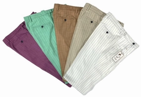 Bergamo Elegant PSL-833 S25 Stripe Pants - Green
