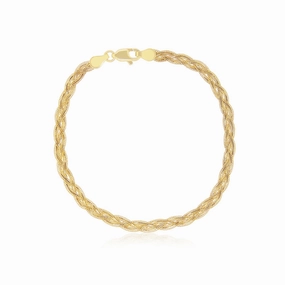 Braided Matte Herringbone Bracelet