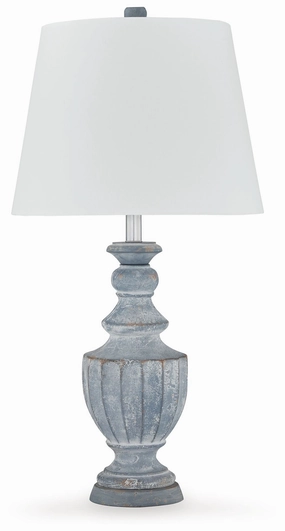 Cylerick Antique Blue Terracotta Table Lamp