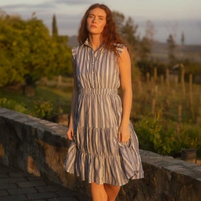 Eden Dress, Blue