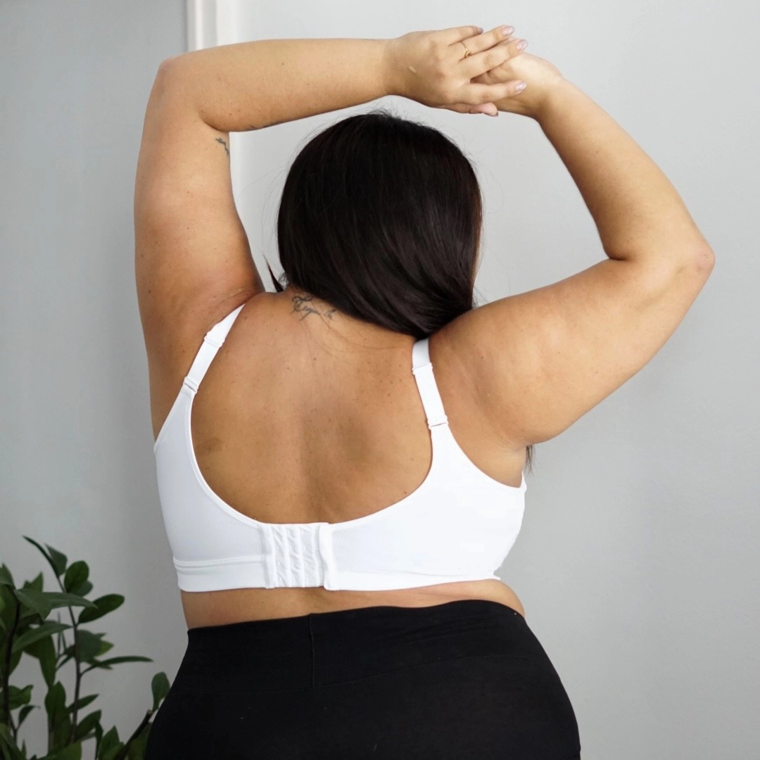 Everyday Ribbed Bra - White