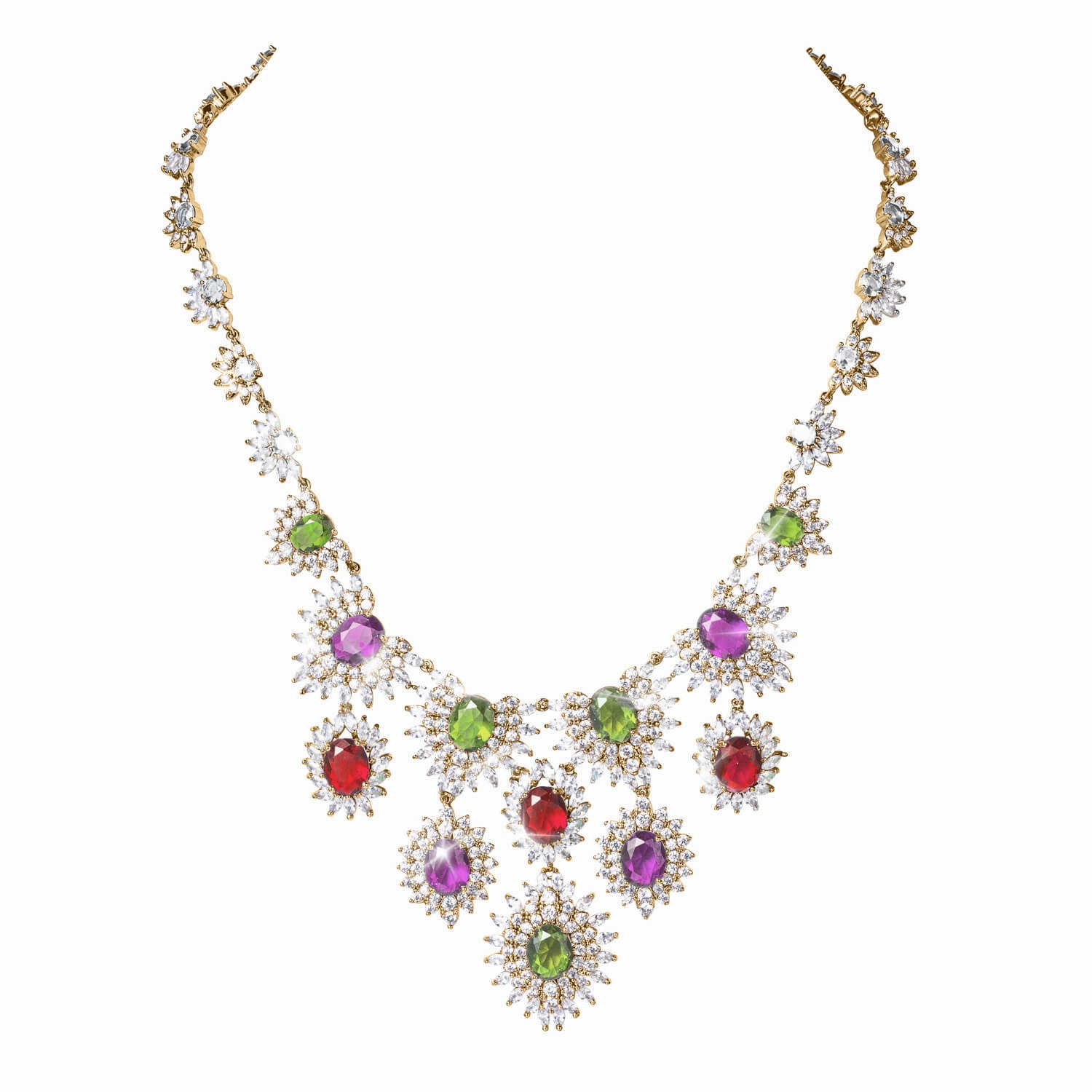 Glittering Fountain Necklace