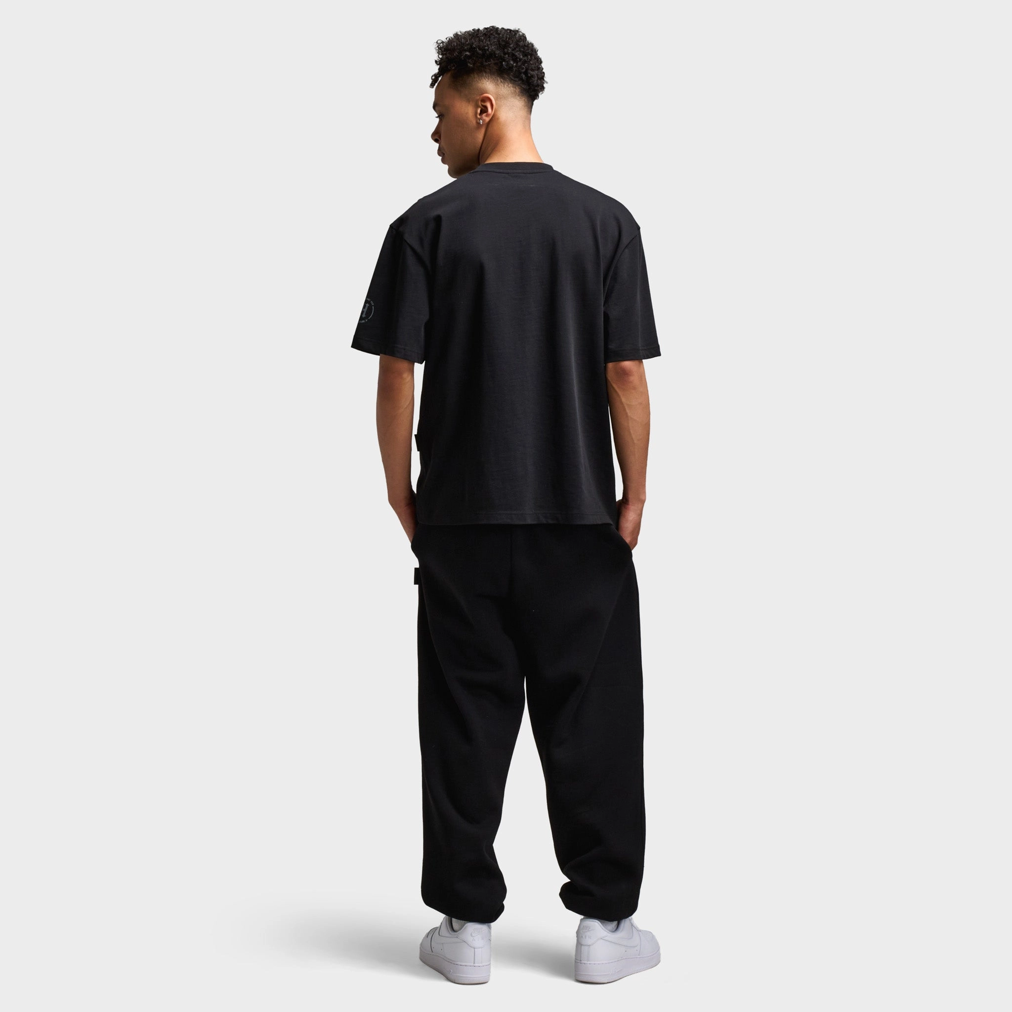 Hoodrich Halo Oversized Graphic T-Shirt Black / Grey