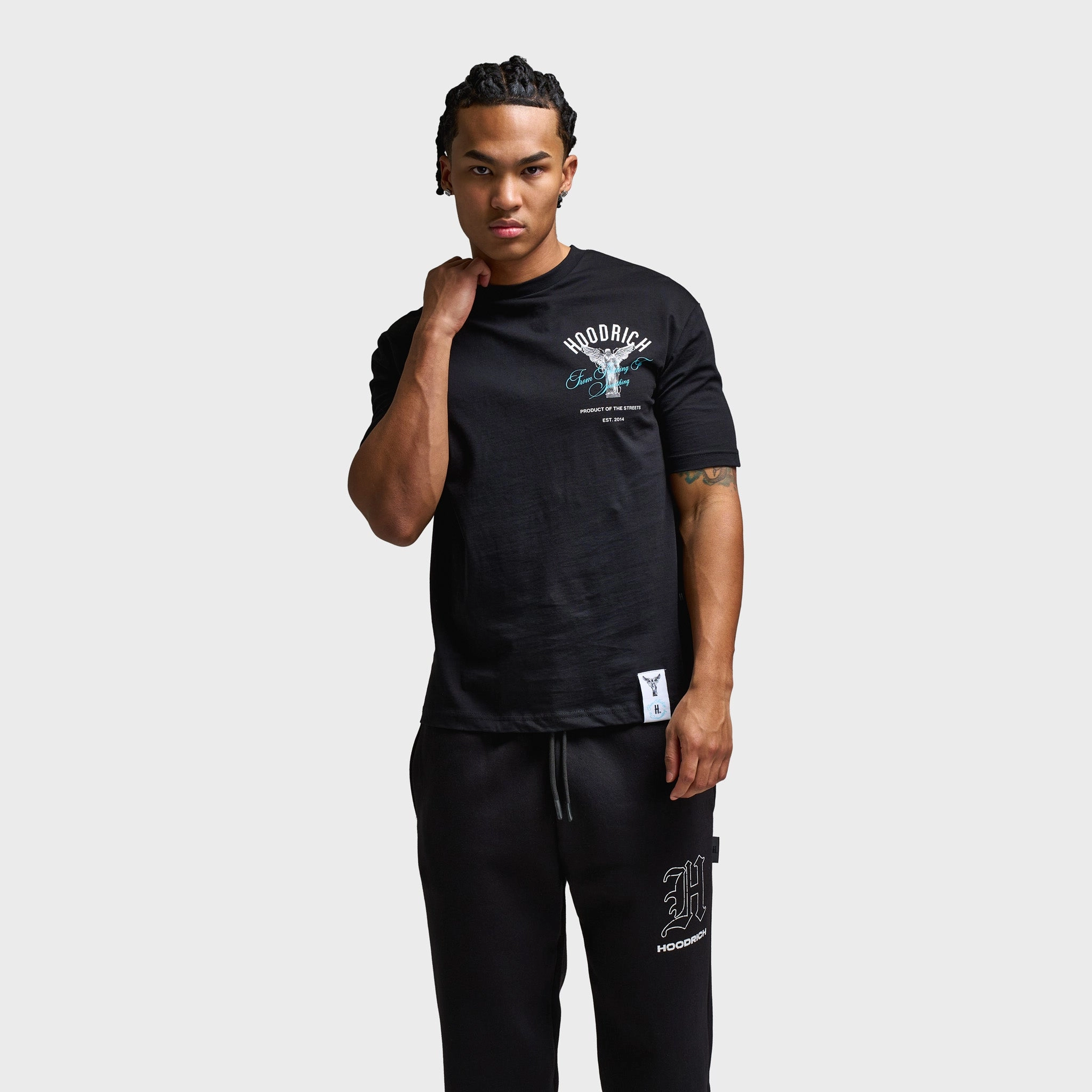Hoodrich Vital Graphic T-Shirt Black / White - Aquarius