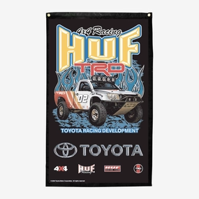huf x trd pit crew shop banner (black)