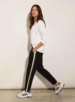 Jay Side Stripe Tapered Trousers