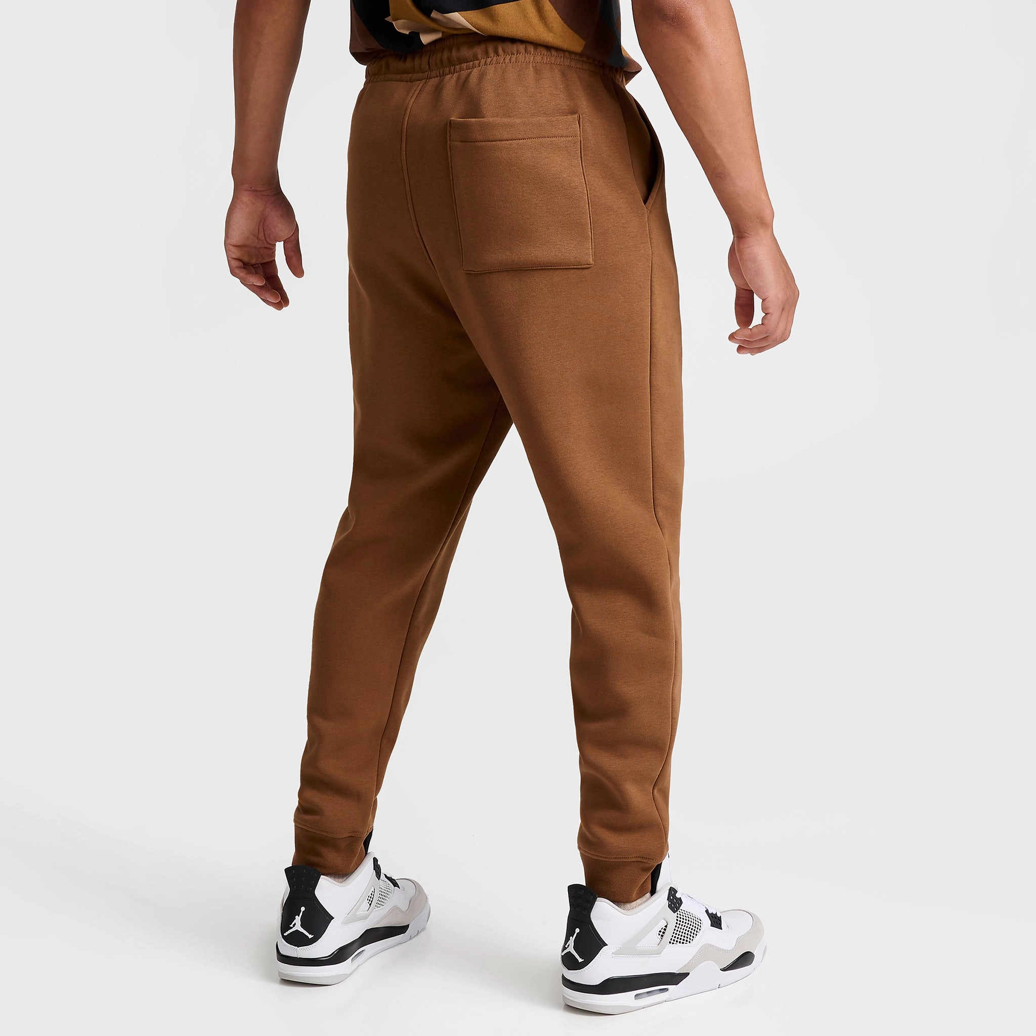 Jordan Essentials Fleece Pants Light British Tan / White