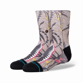 Kids' Crew Socks - Twisted Warbird - Black