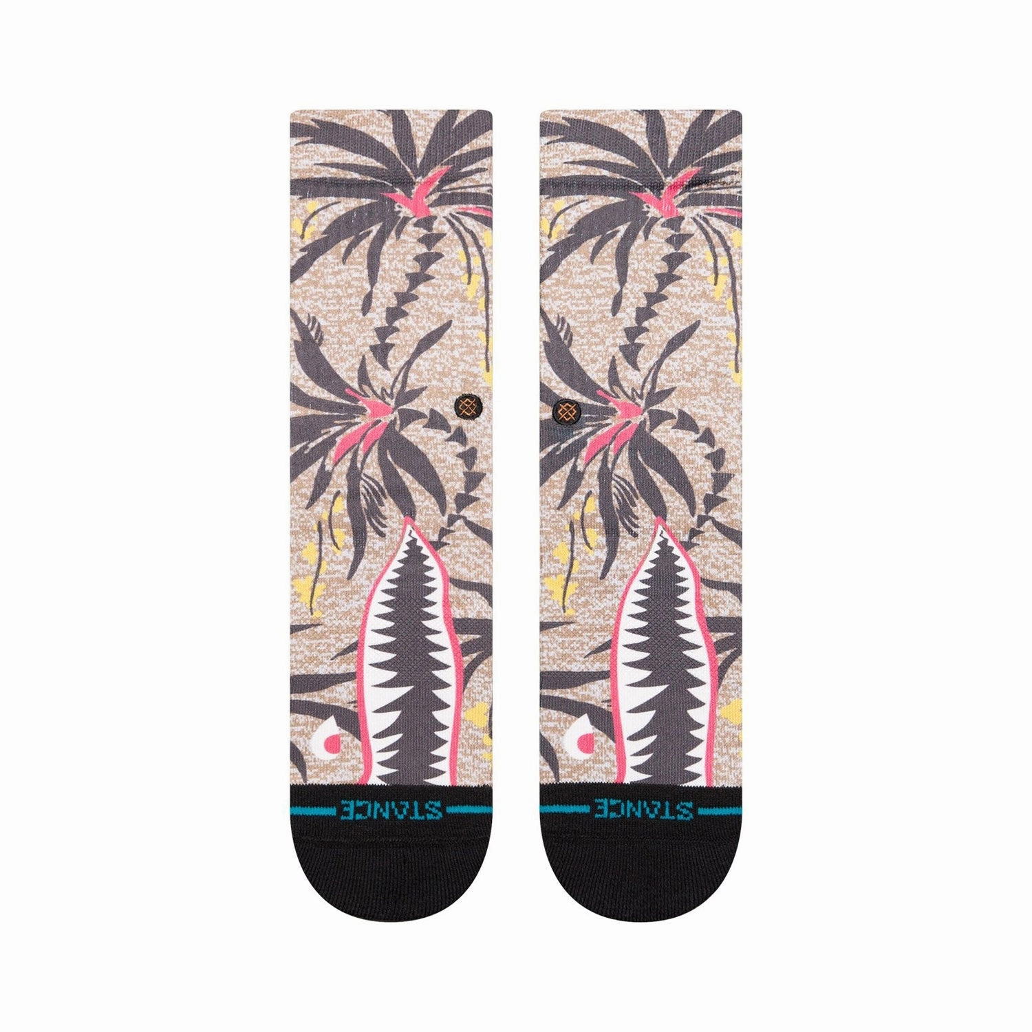 Kids' Crew Socks - Twisted Warbird - Black
