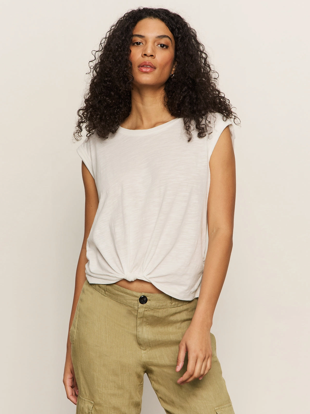 Knotted Muscle Tee White