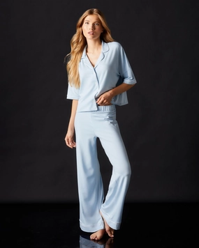 Lilly Boxy Crop Short Sleeve & Wide Leg Pant