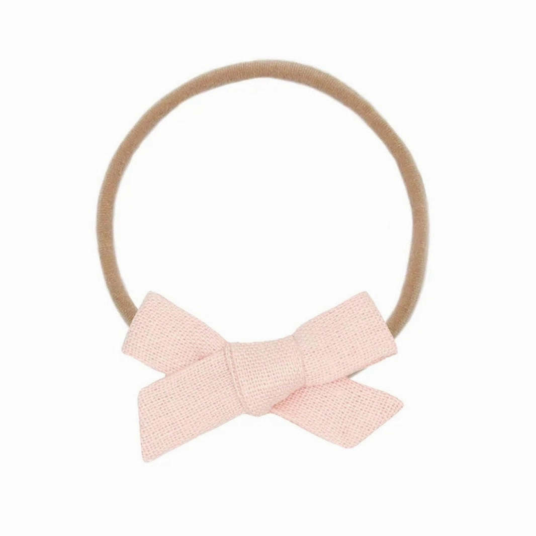 Linen Bow Headband - Small