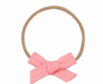 Linen Bow Headband - Small