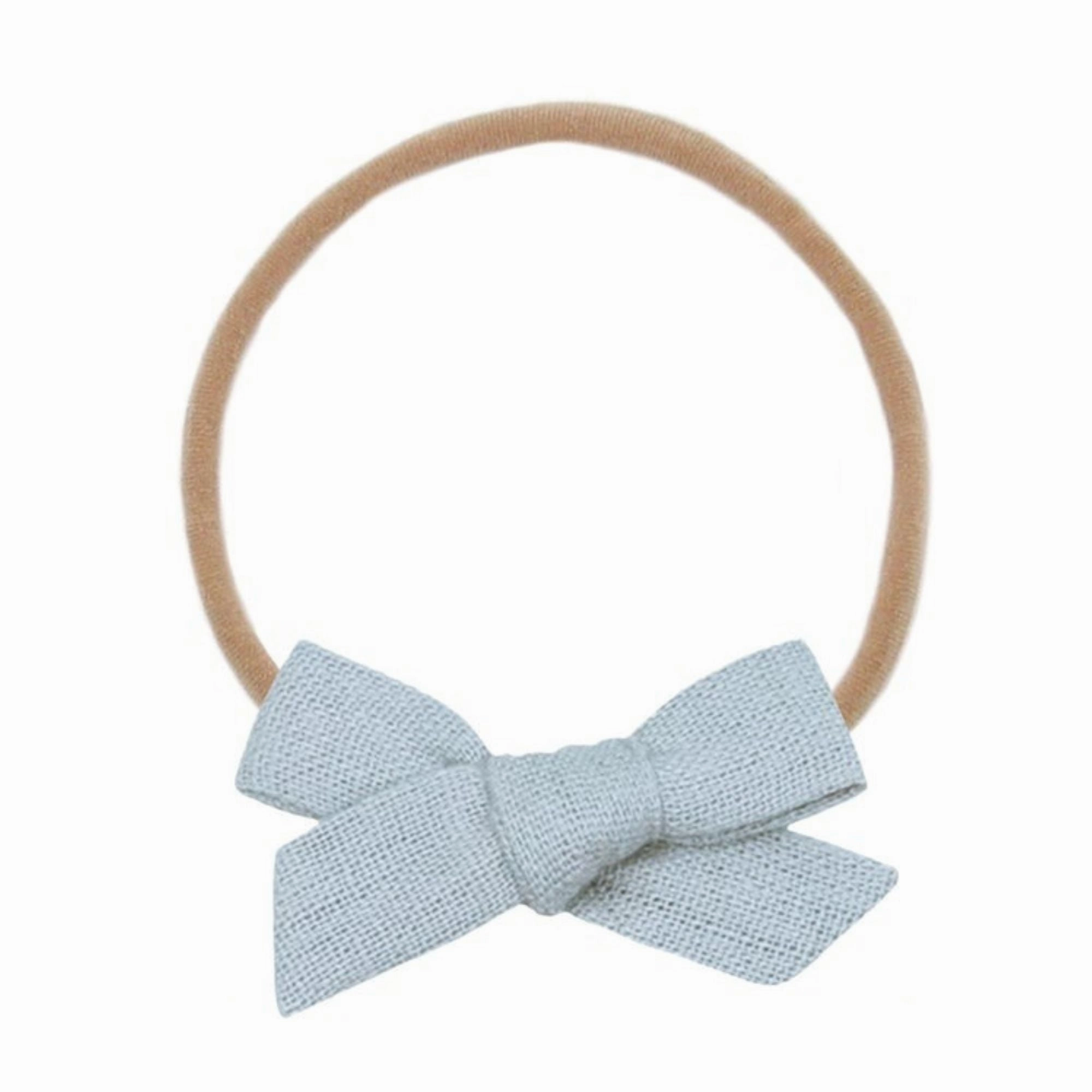 Linen Bow Headband - Small