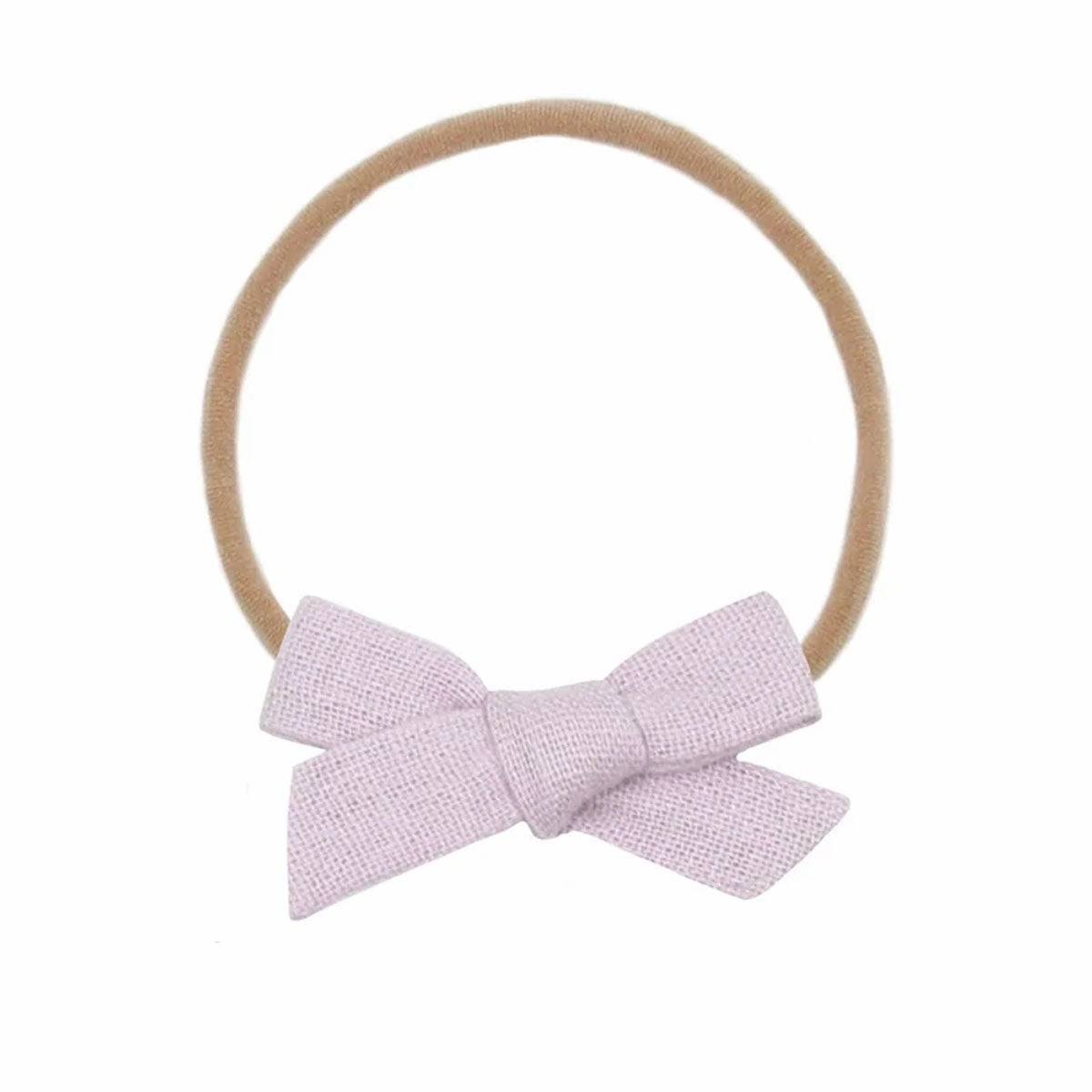 Linen Bow Headband - Small