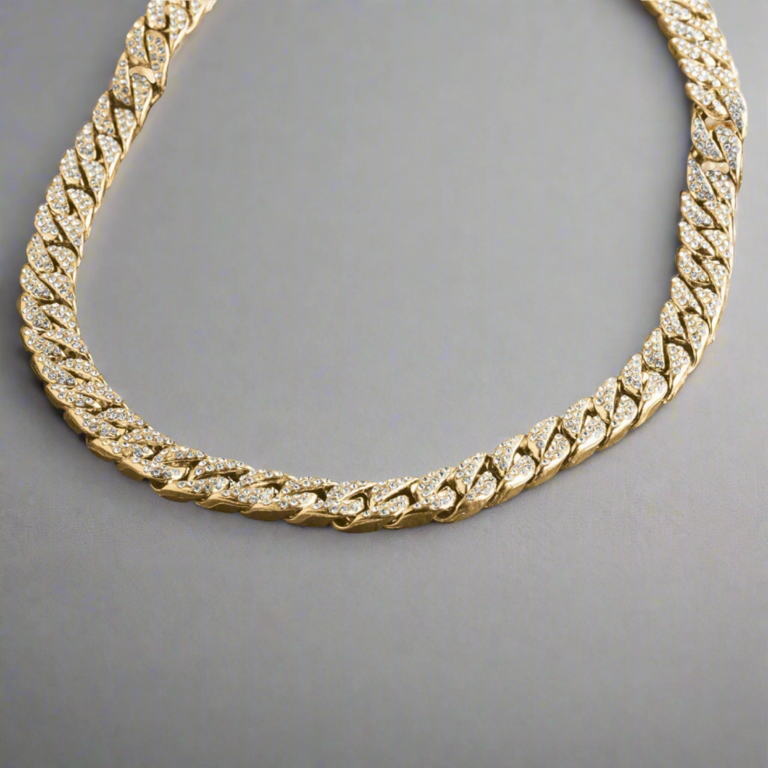 Logan Curb Gold Necklace