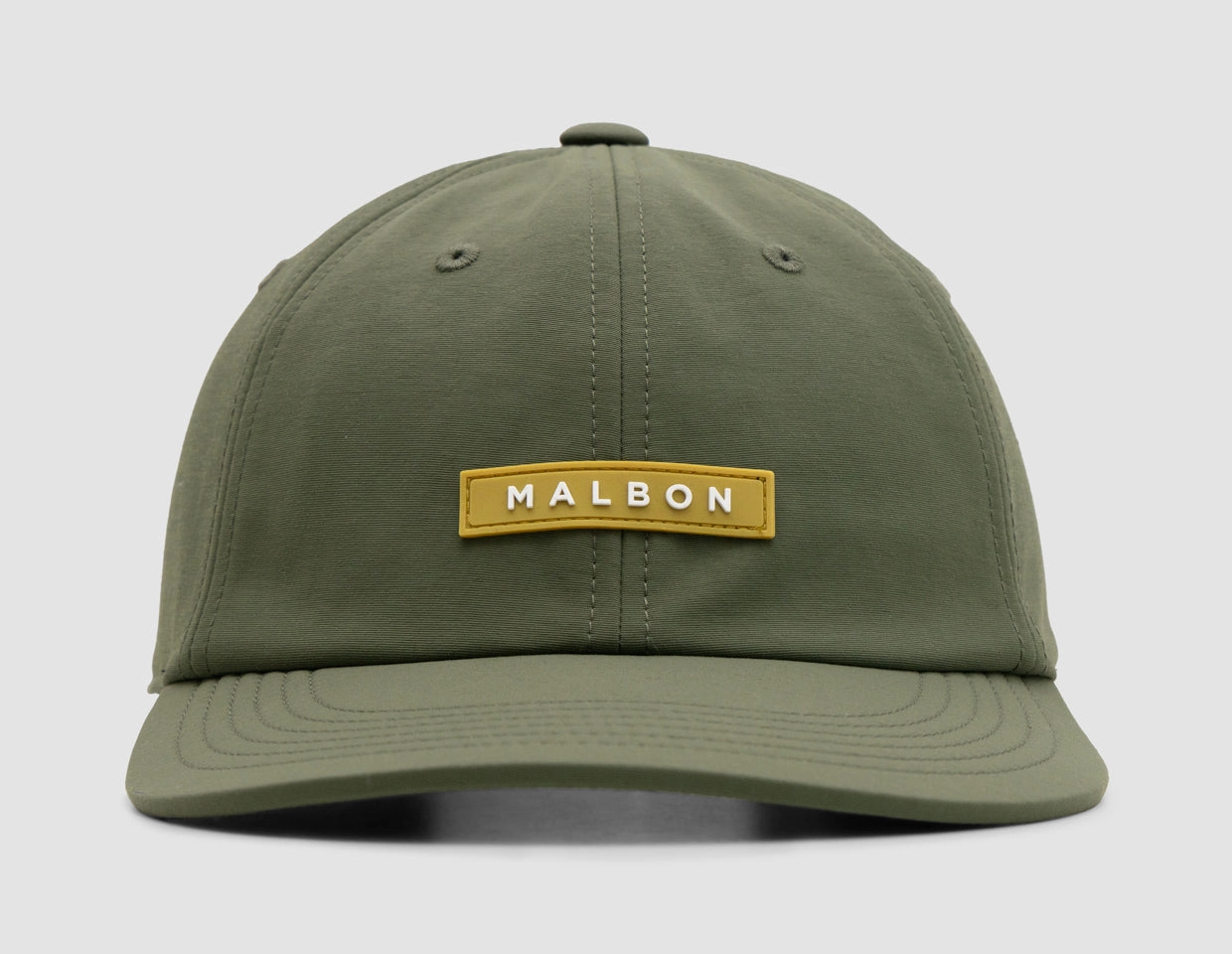 Malbon Block Nylon Packable Hat / Cypress Green