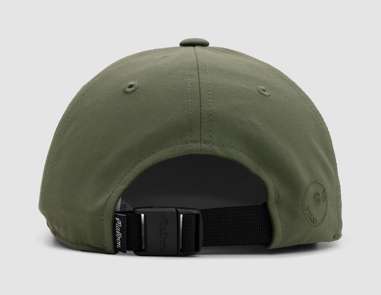 Malbon Block Nylon Packable Hat / Cypress Green