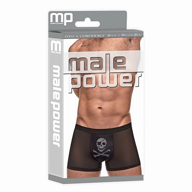 Male Power - Private Screening Micro Mesh and Modal Skull Pouch Short Underwear