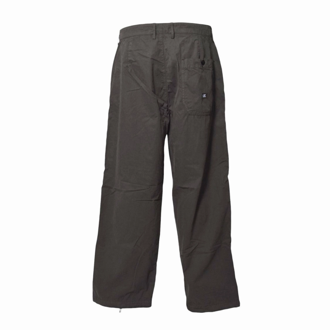 Microreps Boxy Pants In Grey Cotton