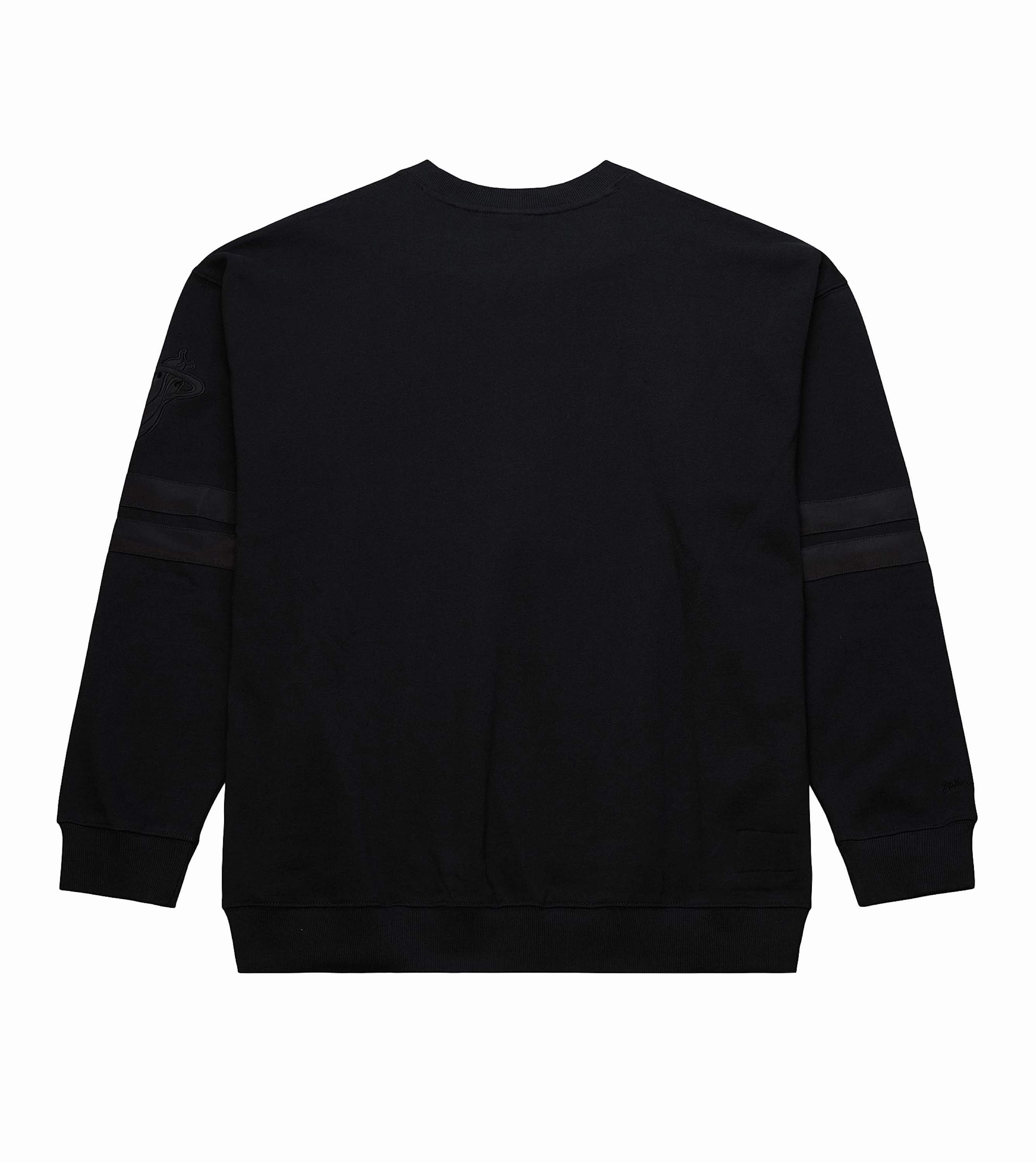Mitchell & Ness Miami HEAT Stripes Fleece Crewneck