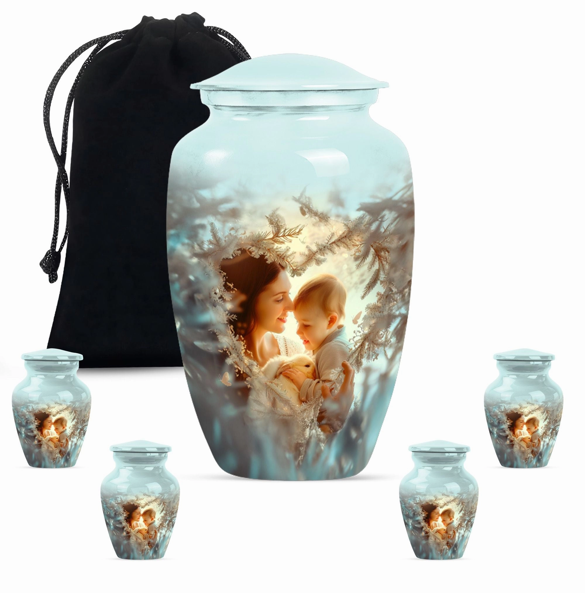 Mother Love Eternity - Cherished Memorial Urn for Cherished Ashes