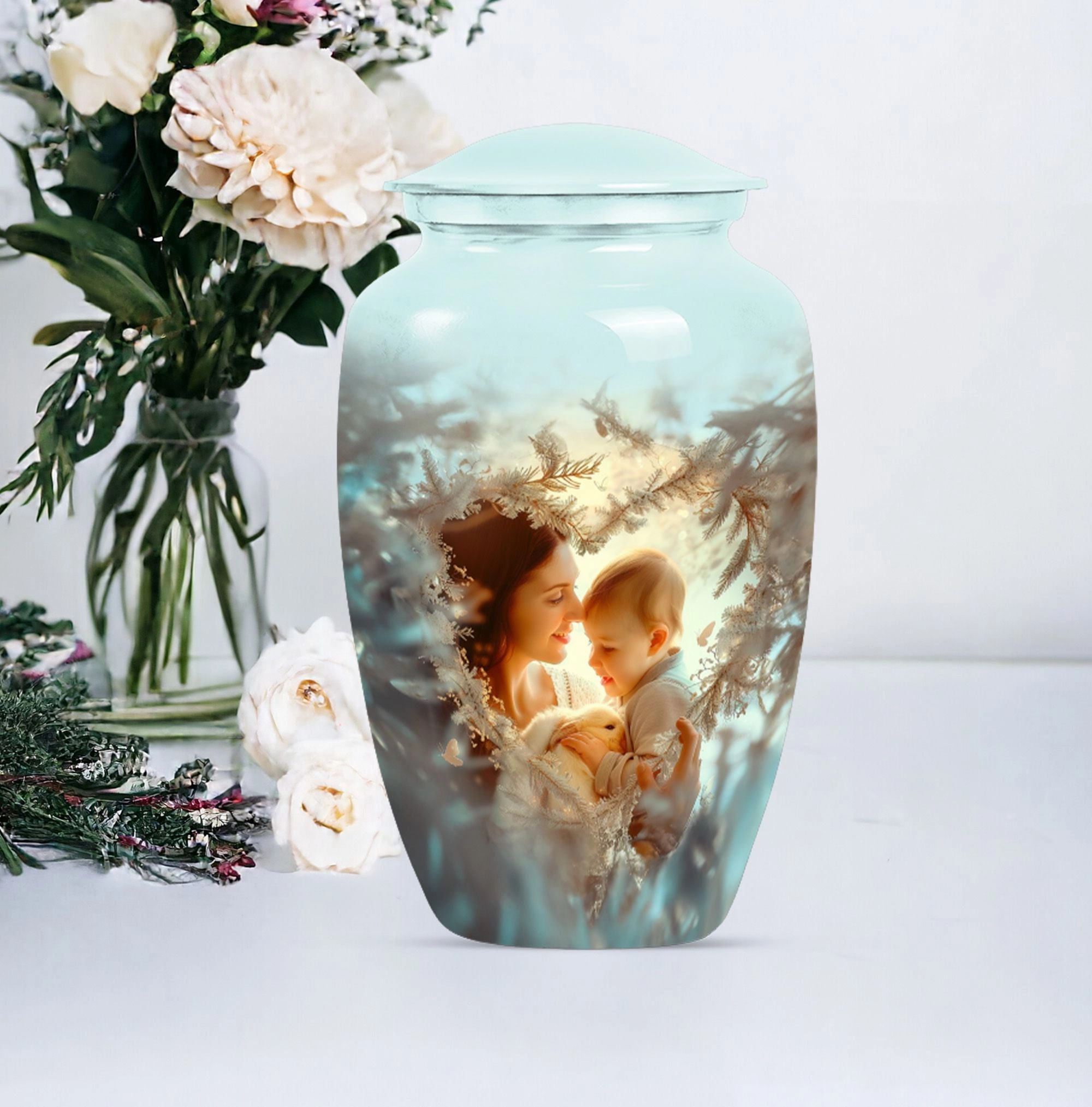 Mother Love Eternity - Cherished Memorial Urn for Cherished Ashes